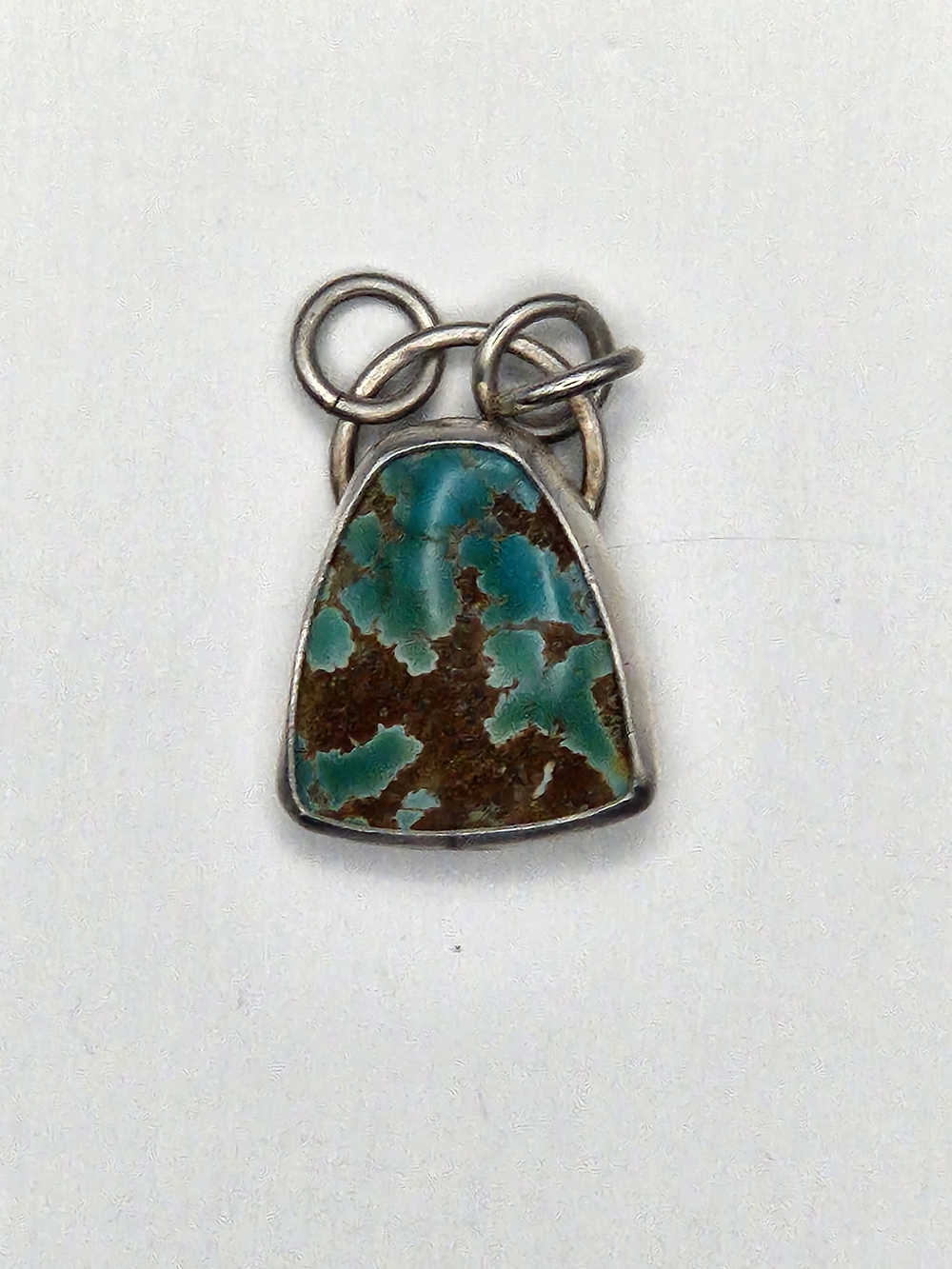 Turquoise Pendant Sterling Silver - Picture 3 of 5